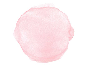 丸型の水彩テクスチャ | ピンク