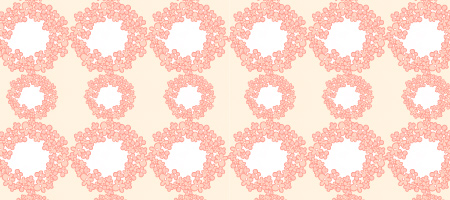ピンクの花パターン