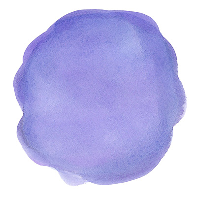 水彩の円 | 紫