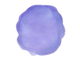 丸型の水彩テクスチャ | 紫