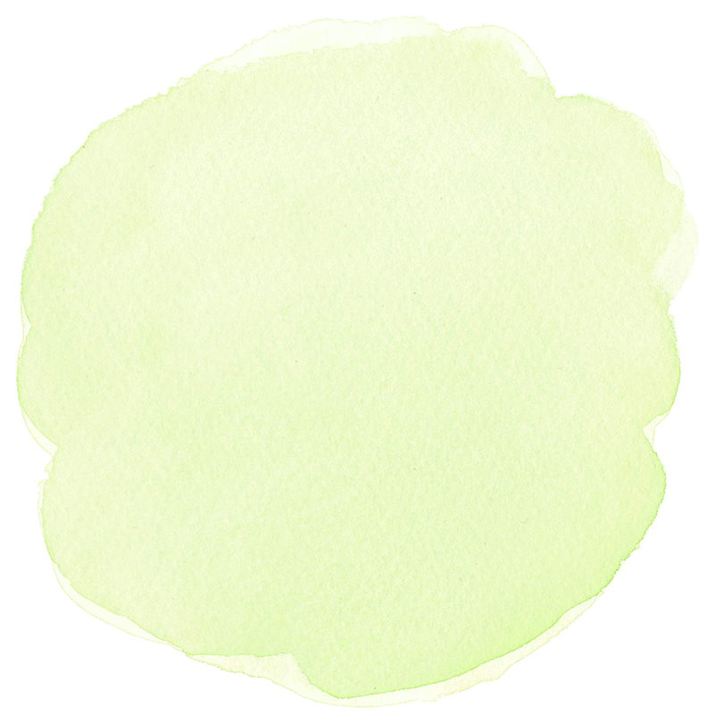 丸型の水彩テクスチャ 黄緑 ガーリー素材 ふんわり可愛い無料イラスト素材 ふんわり可愛い無料イラスト素材