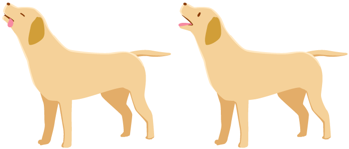 犬 ラブラドール ガーリー素材 ふんわり可愛い無料イラスト素材 ふんわり可愛い無料イラスト素材
